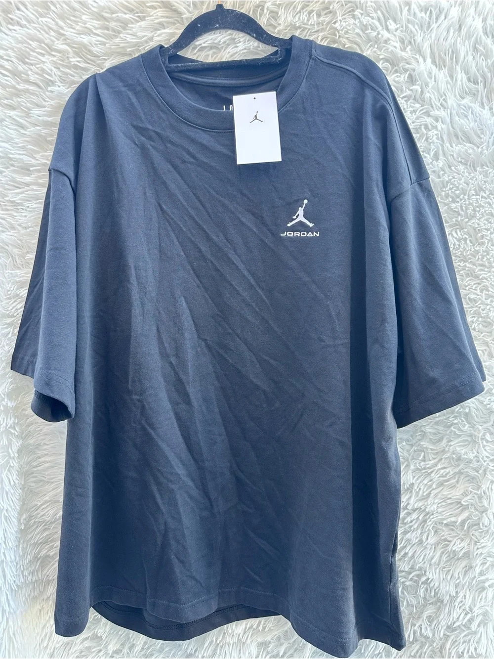 Jordan Men's Black Crewneck Oversized T-Shirt IQ2151-010